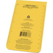 Load image into gallery viewer, RITR 3 X 5 1/4 SOFTCOVER BOOK VERTICAL OPENING YELLOW 378 RITR
