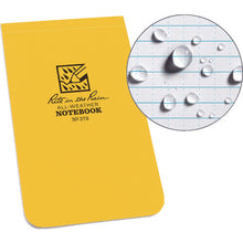 Load image into gallery viewer, RITR 3 X 5 1/4 SOFTCOVER BOOK VERTICAL OPENING YELLOW 378 RITR
