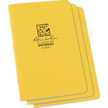 Load image into gallery viewer, RITR 4 5/8X7 Staple Notebook (Set of 3) Journal Yellow 391FX RITR
