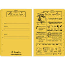 Load image into gallery viewer, RITR 4 5/8X7 Staple Notebook (Set of 3) Journal Yellow 391FX RITR
