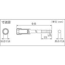 Tải hình ảnh vào trình xem thư viện, Ổ cắm trình điều khiển NAC cắm 6,35 x chiều rộng trên các mặt phẳng 8 mm x 70 L 3B0807 NAC
