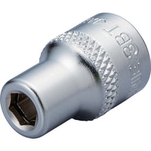 将图像导入到图库查看器中TONE插座 Bit 适配器 Bit Holder 插座插入角度 9.5mm 双面宽度 尺寸 6.35mm 3BT TONE
