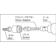 Tải hình ảnh vào trình xem thư viện, Adapter Driver NAC 6.35x Vuông 12.7mm x 50L 3DA405 NAC
