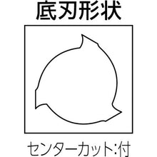 画像をギャラリービューアに読み込む, 京セラ　超硬スクエアエンドミル　３枚刃ソリッドエンドミル　自動盤用　３ＦＥＳＷ　刃径７ｍｍ　刃長７ｍｍ　全長４５ｍｍ　シャンク径７ｍｍ　  TEA03270  KYOCERA
