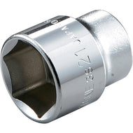TONE Ổ cắm (6 ô vuông) Kích thước đường chéo 18mm Chiều dài tổng thể 32mm 3S-18 TÔNG MÀU