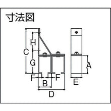 画像をギャラリービューアに読み込む, ダイケン　３号ドアハンガー用横受二連　  3SB2  DAIKEN
