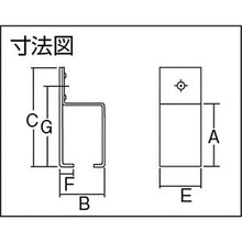 画像をギャラリービューアに読み込む, ダイケン　３号ドアハンガー用横受一連　  3SB  DAIKEN
