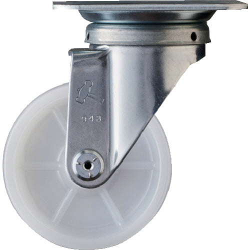 ハンマー　プレート式　旋回式ナイロンキャスター　１００ｍｍ　  400S-N100  HAMMER CASTER