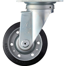 画像をギャラリービューアに読み込む, ハンマー　旋回式ゴム車輪　１２５ｍｍ　  400S-R125  HAMMER CASTER
