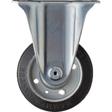 画像をギャラリービューアに読み込む, ハンマー　固定式ゴム車輪　１００ｍｍ　  400SR-R100  HAMMER CASTER
