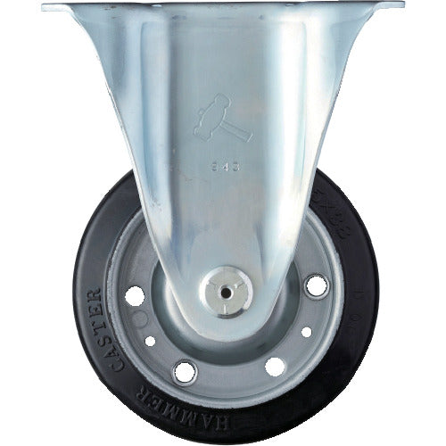 ハンマー　固定式ゴム車輪　１２５ｍｍ　  400SR-R125  HAMMER CASTER