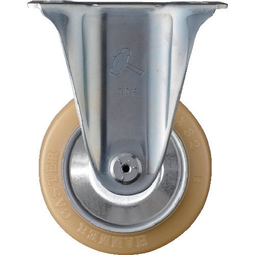 ハンマー　固定式ウレタン車輪（ローラーベアリング）１００ｍｍ　  400SR-URB100  HAMMER CASTER