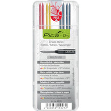 โหลดรูปภาพลงในโปรแกรมดูแกลเลอรี Pica Marker รีฟิลสำหรับดินสอ SHARP สถาปัตยกรรม "Dry" 8 ชิ้นสีแดงสีเหลือง (อันละ 2 ชิ้น) สีดำ 2B (4) 4020 Pica Marker
