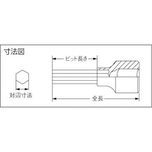 画像をギャラリービューアに読み込む, ミトロイ　１／２　ヘックスソケット　３ｍｍ　  403HT  MITOROY
