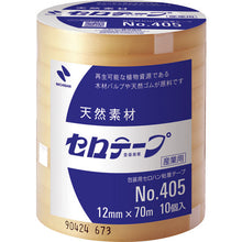 Load image into gallery viewer, NICHIBAN Sellotape 405 12mm×70m Biomass Mark Certified Product 405-12X70 NICHIBAN
