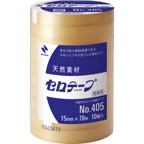 NICHIBAN Sellotape 405 15mm×70m Biomass Mark Certified Product 405-15X70 NICHIBAN