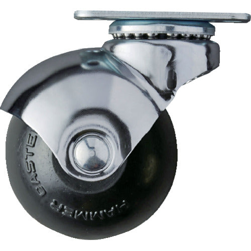 ハンマー　プレート式　旋回式ゴム車輪　５０ｍｍ　  405P-R50  HAMMER CASTER