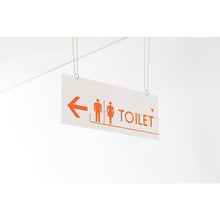 โหลดรูปภาพลงในโปรแกรมดูแกลเลอรี GREEN CROSS ป้ายภาพประกอบ (สําหรับเพดาน) TOILET C IS −4 140×360mm PET 407040 GREEN CROSS
