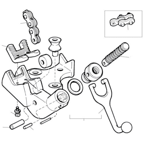 ＲＩＤＧＩＤ　ＢＣ−２１０用クランクハンドル　  40970  RIDGE