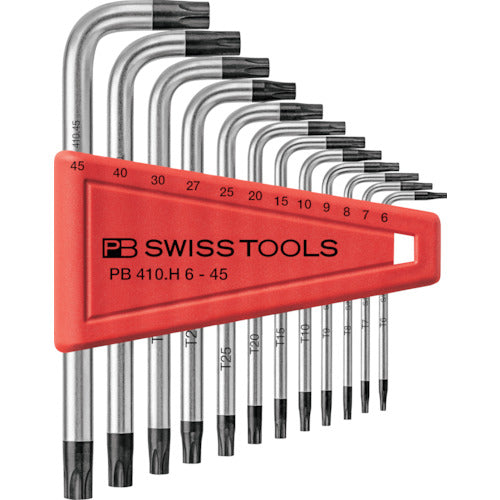 PB SWISS TOOLS ชุดประแจหกเหลี่ยมความยาว L (แกะกล่อง) 410H/6-45 PB เครื่องมือสวิส