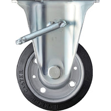 画像をギャラリービューアに読み込む, ハンマー　Ｊシリーズ　固定　ＳＰ付　ゴムＢ車１００ｍｍ　  413JR-RBB100  HAMMER CASTER

