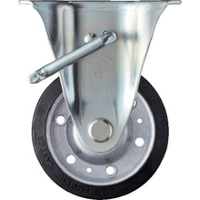 画像をギャラリービューアに読み込む, ハンマー　Ｊシリーズ　固定　ＳＰ付　ゴムＢ車１２５ｍｍ　  413JR-RBB125  HAMMER CASTER

