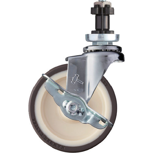 ハンマー　パイプ差込ＳＰ付ウレタンＢ車　  4152EN-UB100  HAMMER CASTER