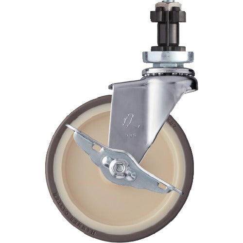 ハンマー　パイプ差込ＳＰ付ウレタンＢ車　  4152EN-UB125  HAMMER CASTER