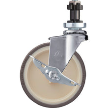 画像をギャラリービューアに読み込む, ハンマー　パイプ差込ＳＰ付ウレタン車　  4152EN-UR125  HAMMER CASTER
