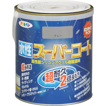 画像をギャラリービューアに読み込む, アサヒペン　水性スーパーコート　１．６Ｌ　グレー　  415608  ASAHIPEN
