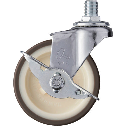 ハンマー　ねじ込ＳＰ付ウレタン車Ｍ１２　  415A-3UR75  HAMMER CASTER