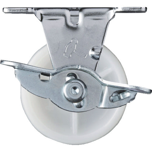 ハンマー　Ｅシリーズ固定式ナイロン車輪　５０ｍｍ　ストッパー付　  415ER-N50  HAMMER CASTER