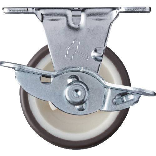 ハンマー　Ｅシリーズ固定式ウレタン車輪（ナイロンホイール）５０ｍｍ　ＳＰ付　  415ER-UR50  HAMMER CASTER