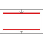 SATO Common Label 3 Red Double Lines (Strong Viscosity) (100 rolls) 419999031 SATO