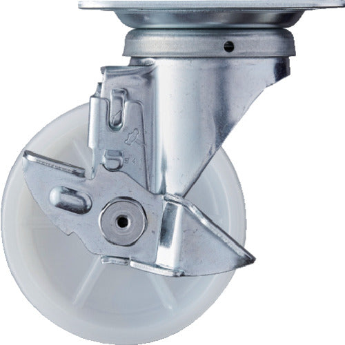 ハンマー　旋回式ナイロン車輪　１００ｍｍ　ストッパー付　  419S-N100  HAMMER CASTER