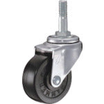 ハンマー　半ねじ込み旋回式ゴム車輪　４０ｍｍ　Ｗ３／８　　  420A-50R40  HAMMER CASTER