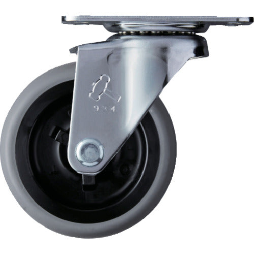 ハンマー　旋回式エラストマー車輪（ＰＰホイール）６５ｍｍ　  420E-L65  HAMMER CASTER