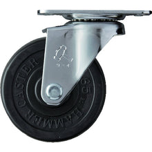 画像をギャラリービューアに読み込む, ハンマー　旋回式ゴム車輪　６５ｍｍ　  420E-R65  HAMMER CASTER
