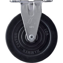 画像をギャラリービューアに読み込む, ハンマー　固定式ゴム車輪　１２５ｍｍ　  420ER-R125  HAMMER CASTER
