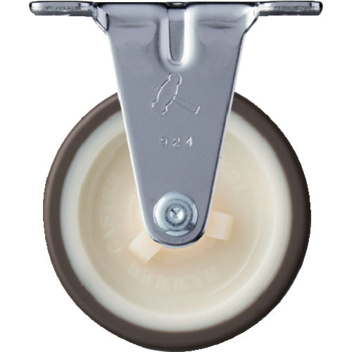 ハンマー　固定式ウレタン車輪（ナイロンホイール）６５ｍｍ　  420ER-UR65  HAMMER CASTER