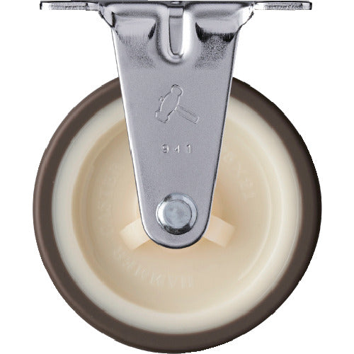 ハンマー　固定式ウレタン車輪（ナイロンホイール）７５ｍｍ　  420ER-UR75  HAMMER CASTER