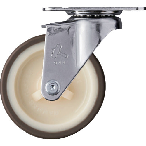 ハンマー　旋回式ウレタン車輪（ナイロンホイール）７５ｍｍ　  420E-UR75  HAMMER CASTER