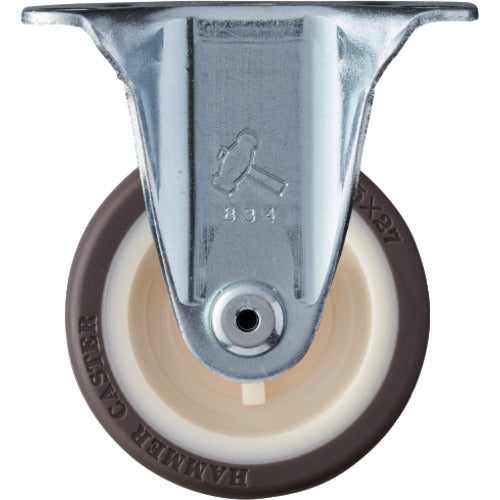 ハンマー　固定式ウレタン車輪（ナイロンホイール）６５ｍｍ　  420GRP-UR65  HAMMER CASTER