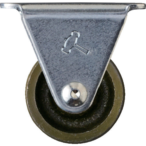 ハンマー　プレート式固定鋳物キャスター　２５径　Ｇシリーズ　  420R-C25  HAMMER CASTER