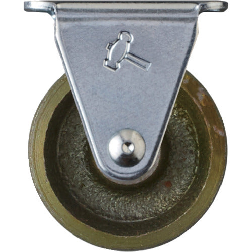 ハンマー　プレート式固定鋳物キャスター　３２径　Ｇシリーズ　  420R-C32  HAMMER CASTER