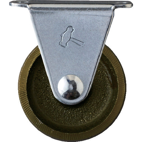 ハンマー　プレート式固定鋳物キャスター　３８径　Ｇシリーズ　  420R-C38  HAMMER CASTER