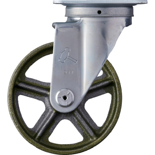 ハンマー　プレート式旋回鋳物キャスター　１２５径　Ｓシリーズ　  420S-C125  HAMMER CASTER