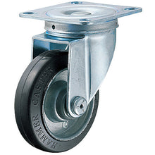 画像をギャラリービューアに読み込む, ハンマー　旋回式ゴム車輪　１００ｍｍ　  420S-R100  HAMMER CASTER
