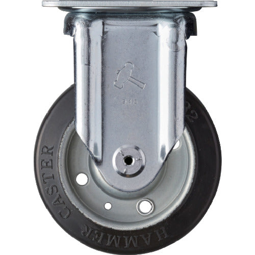 ハンマー　固定式ゴム車輪　１００ｍｍ　  420SRP-R100  HAMMER CASTER