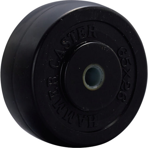 ハンマー　Ｓ型用　ゴム一体車輪　樹脂ブッシュ入り　６５ｍｍ　  425S-R65  HAMMER CASTER